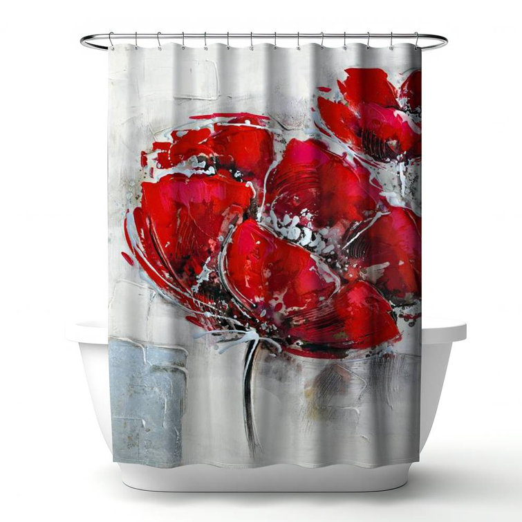 Begin Edition International Inc. Floral Shower Curtain Wayfair